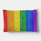 SlipperyJoe's trots houten vlag horizontale regenb Etui (Achterkant)