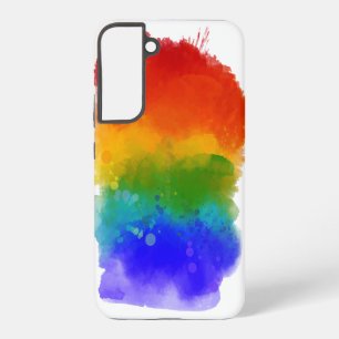 SlipperyJoe's trots kleuren regenboog vieren Samsung Galaxy Hoesje