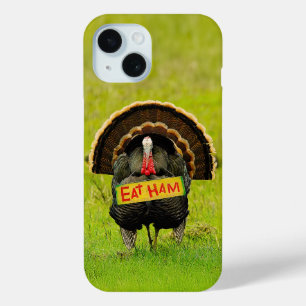 SlipperyJoe's trotse kalkoen eet ham rood lel hang iPhone 15 Case