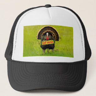 SlipperyJoe's trotse kalkoen eet ham rood lel hang Trucker Pet
