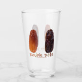 SlipperyJoe's twee dadels verschrompelde gerimpeld Glas (Voorkant)