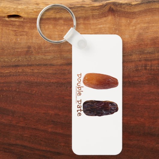 SlipperyJoe's twee dadels verschrompelde gerimpeld Sleutelhanger (Voorkant)