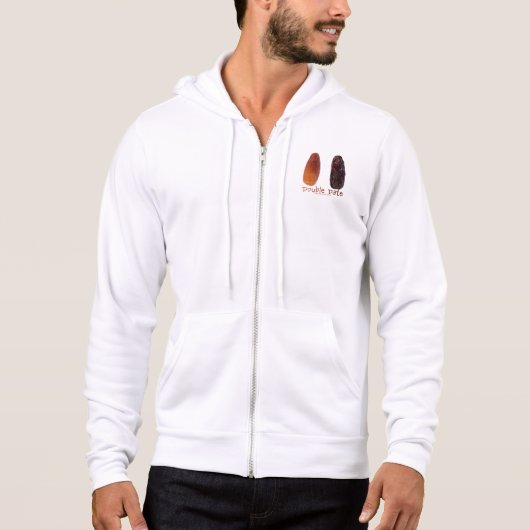 SlipperyJoe's twee datums verschrompelde gerimpeld Hoodie (Voorkant)