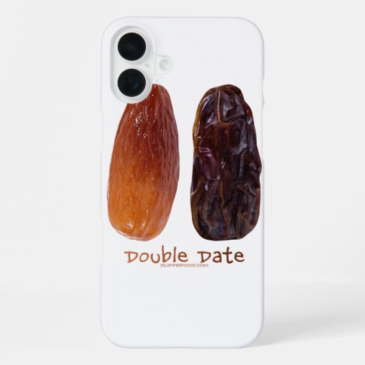 SlipperyJoe's twee datums verschrompelde gerimpeld iPhone Hoesje (Achterkant)
