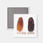 SlipperyJoe's twee datums verschrompelde gerimpeld Magneet (Voorkant / Achterkant)