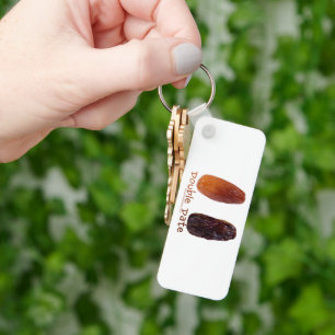 SlipperyJoe's twee datums verschrompelde gerimpeld Sleutelhanger