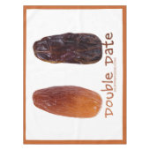 SlipperyJoe's twee datums verschrompelde gerimpeld Tafelkleed (Voorkant)