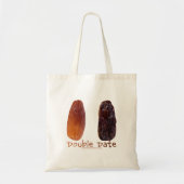 SlipperyJoe's twee datums verschrompelde gerimpeld Tote Bag (Voorkant)