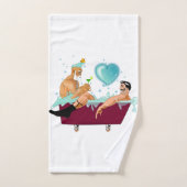 SlipperyJoe's twee homoseksuele mannen houden van Bad Handdoek (Handdoek)