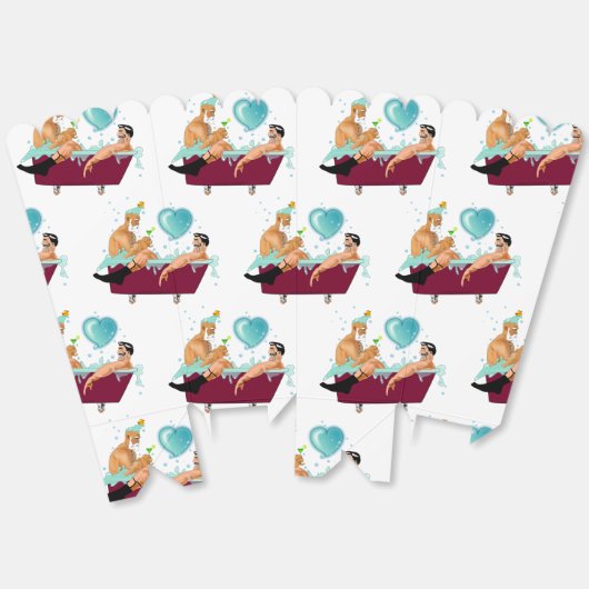 SlipperyJoe's twee homoseksuele mannen houden van  Bedankdoosjes (Ongevouwen)