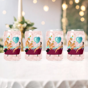 SlipperyJoe's twee homoseksuele mannen houden van  Blikvorm Glas