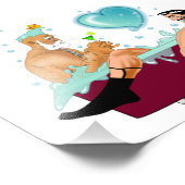 SlipperyJoe's twee homoseksuele mannen houden van Foto Afdruk (Hoek)