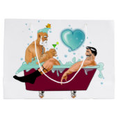 SlipperyJoe's twee homoseksuele mannen houden van  Groot Cadeauzakje (Achterkant)