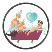SlipperyJoe's twee homoseksuele mannen houden van  Hockey Puck (Voorkant)