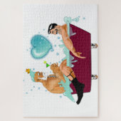 SlipperyJoe's twee homoseksuele mannen houden van  Legpuzzel (Verticaal)