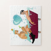 SlipperyJoe's twee homoseksuele mannen houden van  Legpuzzel (Verticaal)