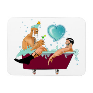SlipperyJoe's twee homoseksuele mannen houden van Magneet