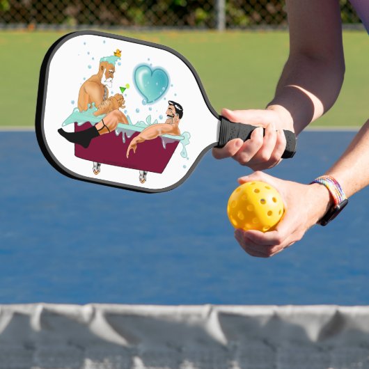 SlipperyJoe's twee homoseksuele mannen houden van  Pickleball Paddle (Insitu)