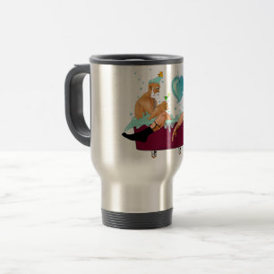 SlipperyJoe's twee homoseksuele mannen houden van  Reisbeker