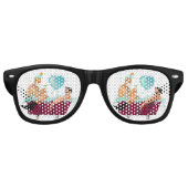 SlipperyJoe's twee homoseksuele mannen houden van Retro Zonnebril (Voorkant)