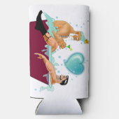 SlipperyJoe's twee homoseksuele mannen houden van  Seltzer Blikjeskoeler (Achterkant)