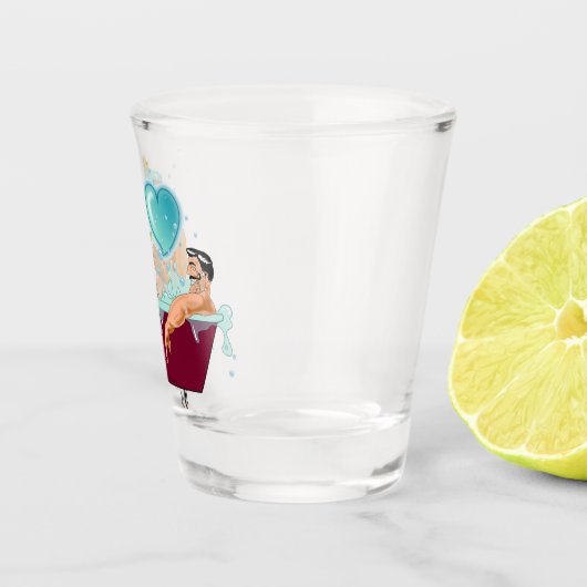 SlipperyJoe's twee homoseksuele mannen houden van  Shot Glas (Rechts)