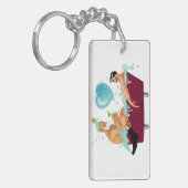 SlipperyJoe's twee homoseksuele mannen houden van Sleutelhanger (Voorkant Links)