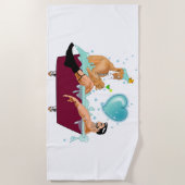 SlipperyJoe's twee homoseksuele mannen houden van  Strandlaken (Voorkant)