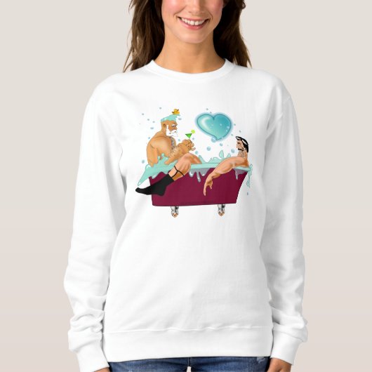 SlipperyJoe's twee homoseksuele mannen houden van  Trui (Voorkant)