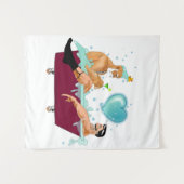 SlipperyJoe's twee homoseksuele mannen houden van Wandkleed (Voorkant (horizontaal))