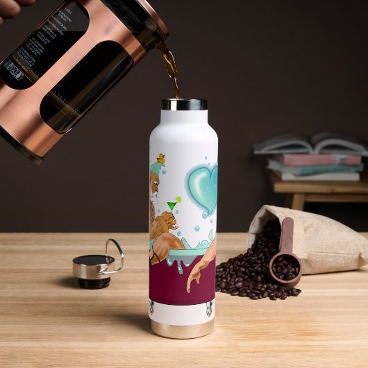 SlipperyJoe's twee homoseksuele mannen houden van  Waterfles (Koffie)