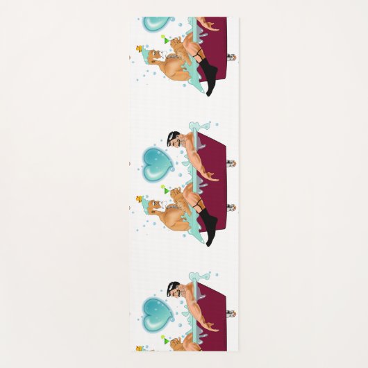 SlipperyJoe's twee homoseksuele mannen houden van  Yogamat (Voorkant)