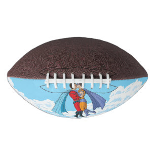 Slipperyjoe's twee superhelden kussende personages american football
