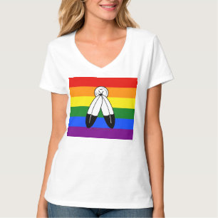 SlipperyJoe's two-spirit trots trots trots vlag In T-shirt