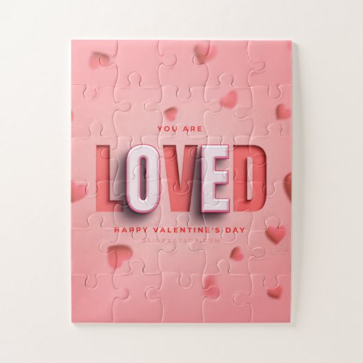 SlipperyJoe's Valentijnsdaggeschenken romantische Legpuzzel (Verticaal)