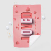 SlipperyJoe's Valentine's Day gifts romantic tone  Golfhanddoek (Insitu)