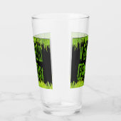 SlipperyJoe's Vegan feminist gras woordblok Glas (Rechts)