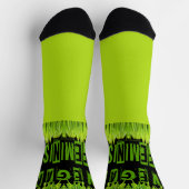 SlipperyJoe's Vegan feminist gras woordblok Sokken (Top)