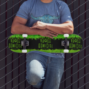 SlipperyJoe's veganistische feministische aandacht Persoonlijk Skateboard