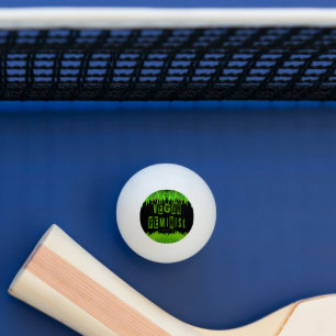 SlipperyJoe's veganistische feministische aandacht Pingpongbal