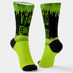 SlipperyJoe's veganistische feministische aandacht Sokken
