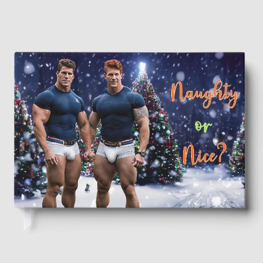 SlipperyJoe's versierde besneeuwde kerstboom Gastenboek (Voorkant)