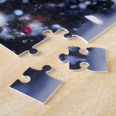 SlipperyJoe's versierde besneeuwde kerstboom Legpuzzel (Zijkant)