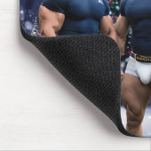 SlipperyJoe's versierde besneeuwde kerstboom Muismat (Hoek)