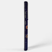 SlipperyJoe's versierde besneeuwde kerstboom Samsung Galaxy Hoesje (Rechterkant)