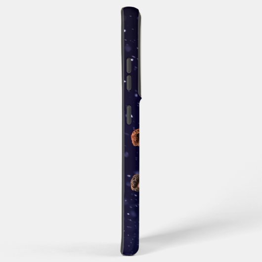 SlipperyJoe's versierde besneeuwde kerstboom Samsung Galaxy Hoesje (Rechterkant)