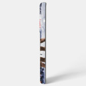 SlipperyJoe's versierde besneeuwde kerstboom Samsung Galaxy Hoesje (Linkerkant)