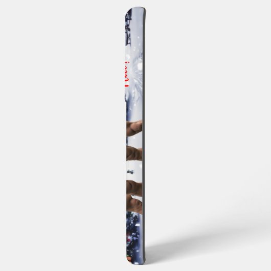 SlipperyJoe's versierde besneeuwde kerstboom Samsung Galaxy Hoesje (Linkerkant)