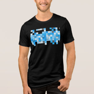 SlipperyJoe's vierkante kunstwerk mozaïek moderne  Tri-Blend Shirt