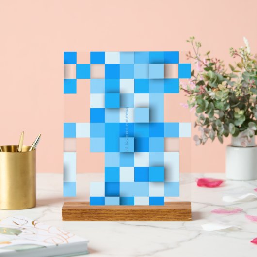 SlipperyJoe's vierkanten maken kunst mozaïek moder Acryl Bord (Huwelijk)